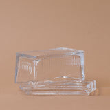 Glass Covered Butter Dish