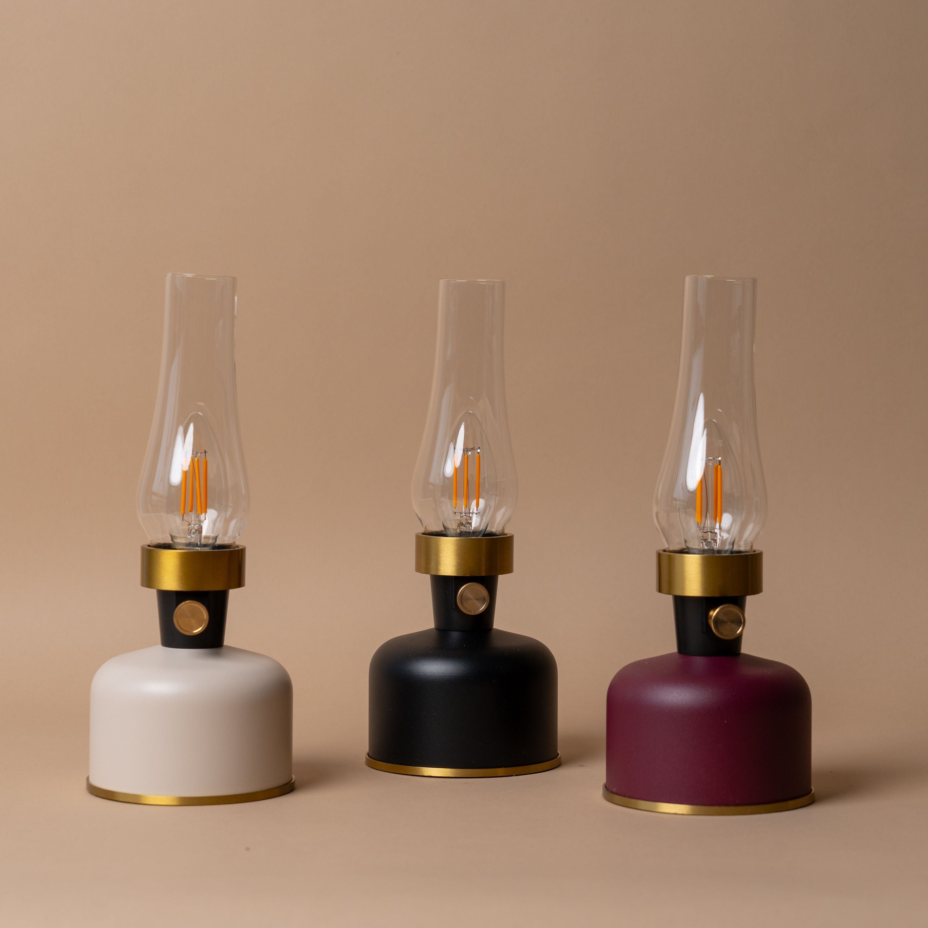 Mini LED Chimney Lantern Lamp Table Lamps Abbott Collection