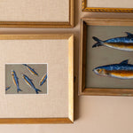 "A School of Sardines" Framed Original Painting by Melissa Mary Jenkins - Rug & Weave