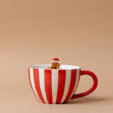 Striped Gingerbread Mug
