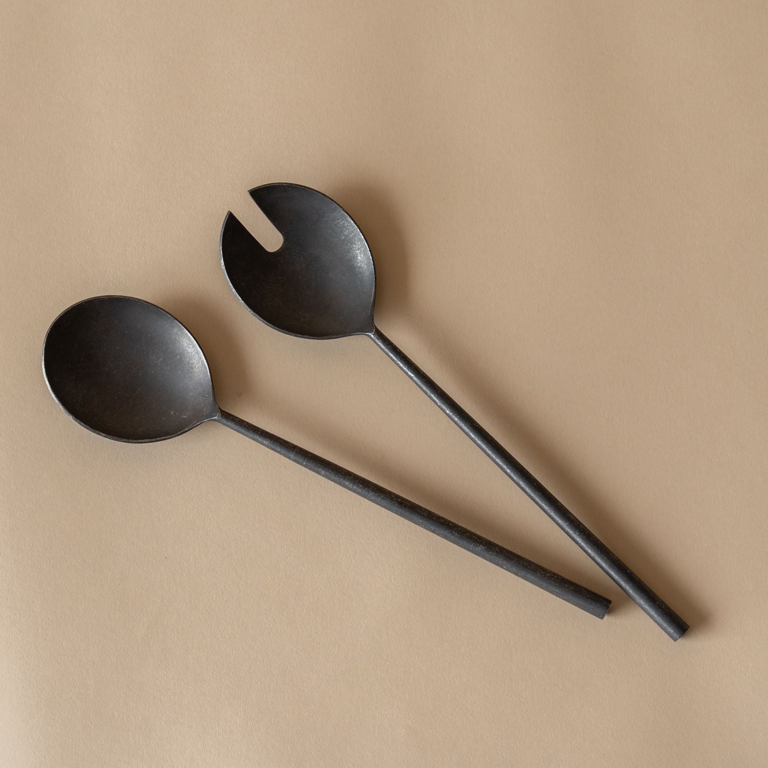 Hand-Forged Salad Servers - Rug & Weave