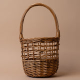 Wandkorb aus natürlichem Rattan