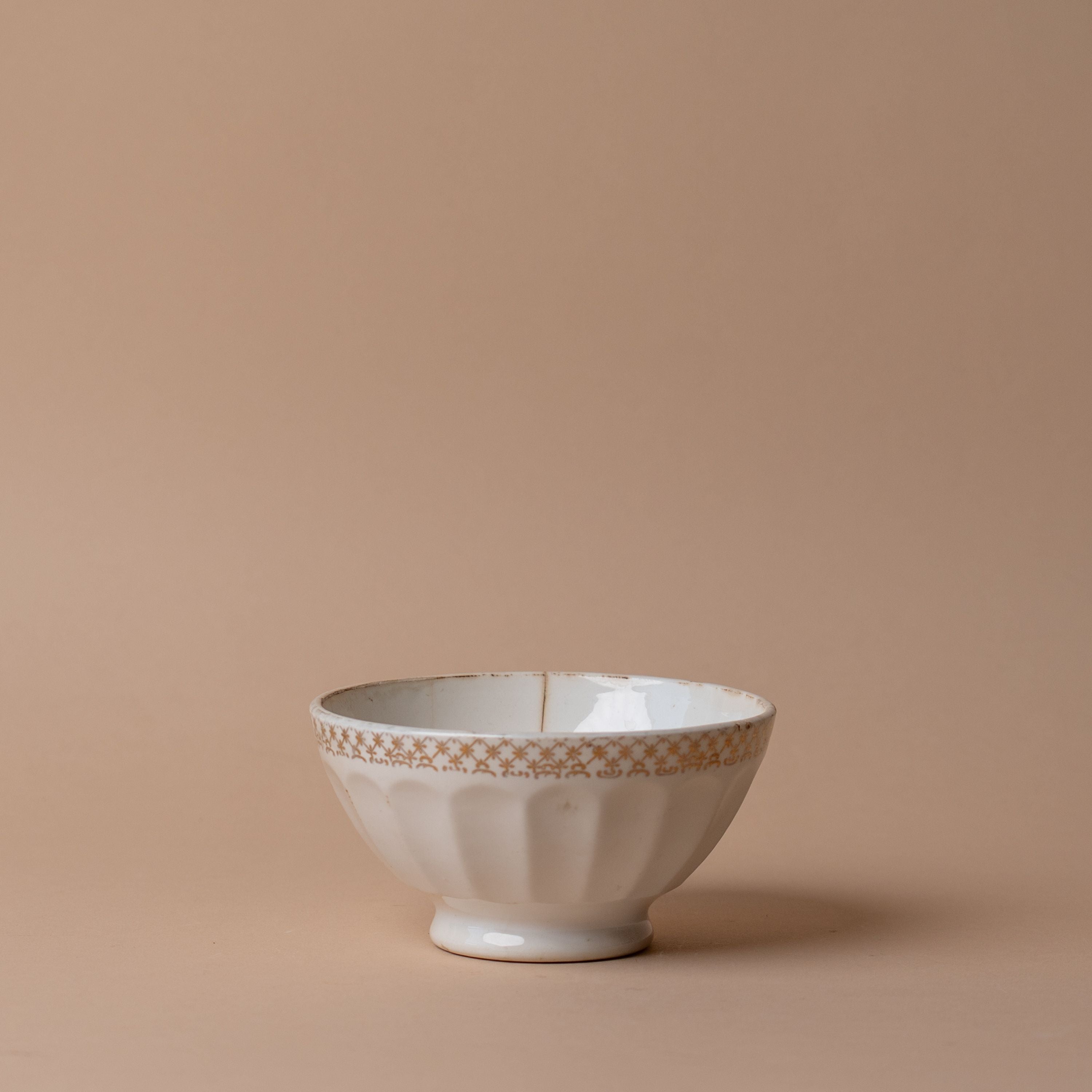 Antique French Porcelain Bowl 0-VINTAGE - bowl Rug and Weave