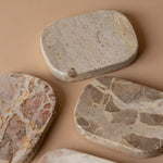 Brown Marble Soap Dish soap dish Creative Co-op (DYA)