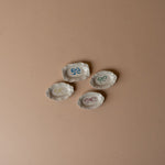 Scalloped Stoneware Mini Bow Dish bowl Creative Co-op (DYA) Yellow Bow