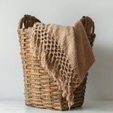 Antique French Basket - Rug & Weave