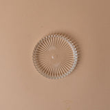 Clear Glass Pillar Candle Plate candle holder Truu Design (Faire)