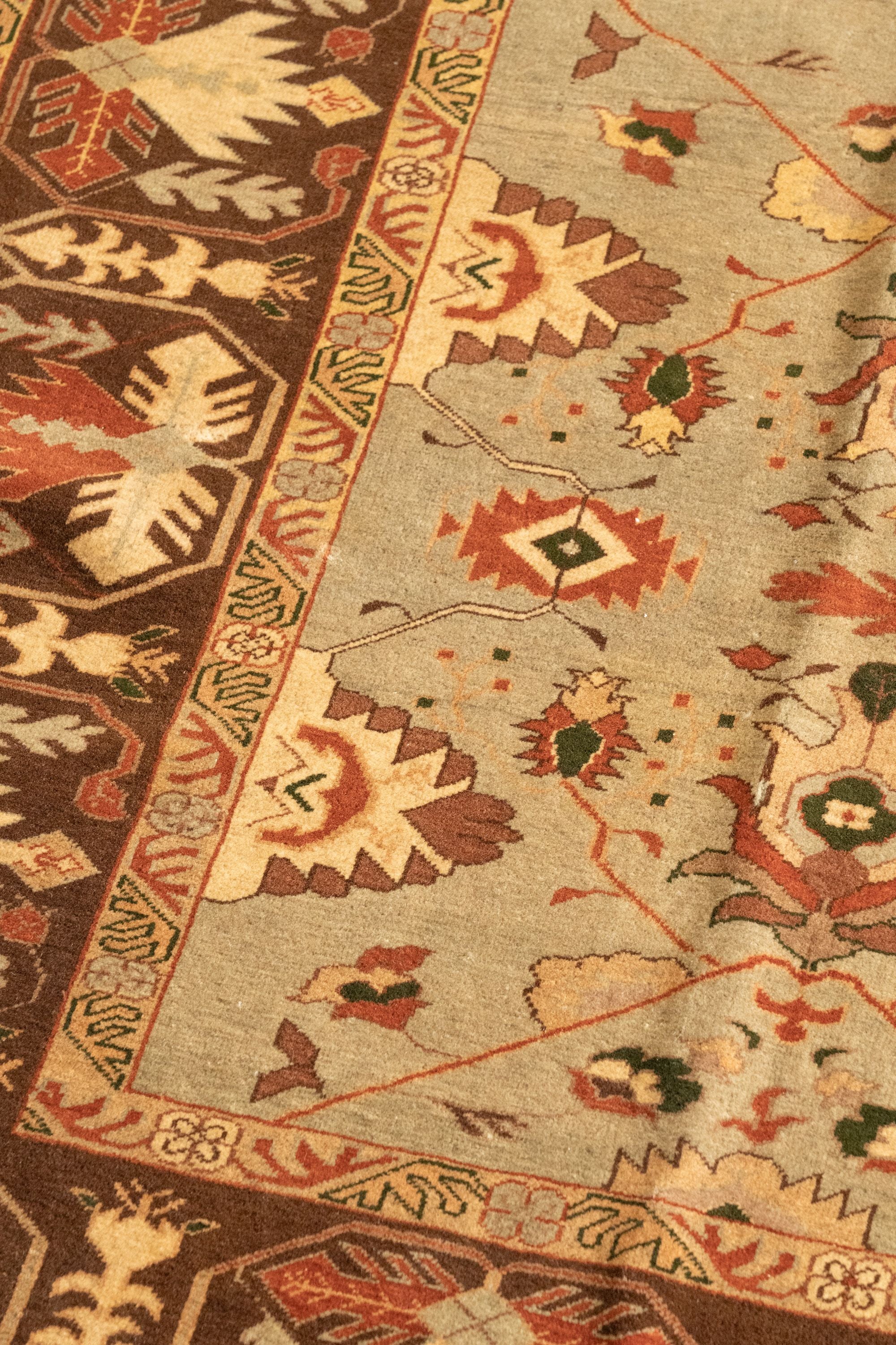 6'6" x 8'3" Vintage Turkish Oushak Rug VINTAGE - rug Rug & Weave Rugs