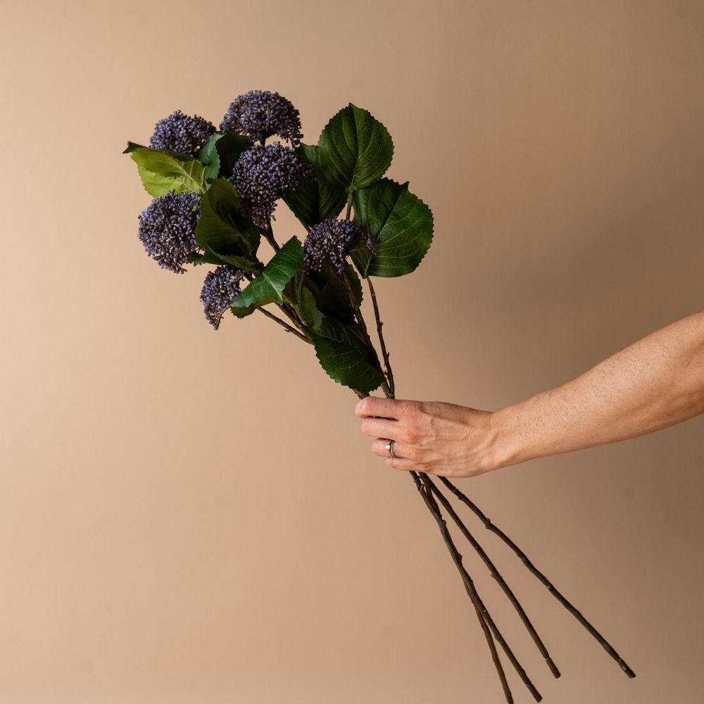 Faux Lavender Patrinia Spray