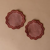 Cotton Coaster Set - Scallop Rose coaster set TBCo (Faire)