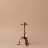 Brushed Gold Finish Tripod Candle Holder