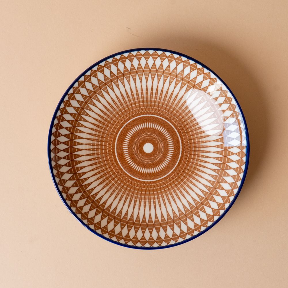 Printed Ceramic Bowl bowl Vagabond Vintage (Faire)