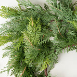 Faux White Cedar Garland