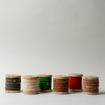 Velvet Ribbon on Wooden Spool CHRISTMAS 2025 Creative Co-op (DYA)