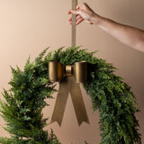 Iron Bow Wreath Hanger
