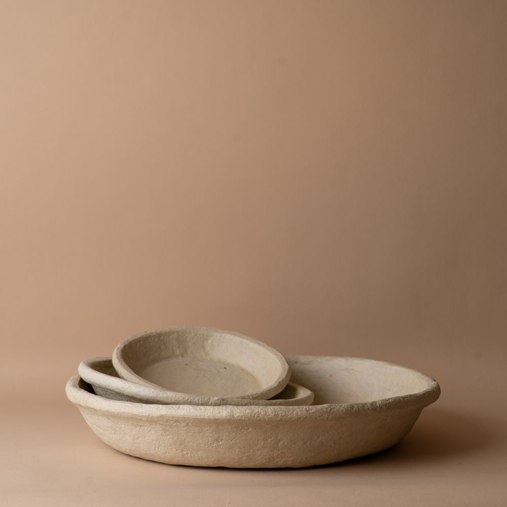 Round Paper Mache Tray tray Indaba