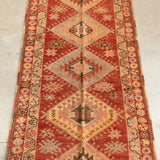 2'10" x 10'3" Vintage Turkish Rug VINTAGE - rug Rug & Weave Rugs
