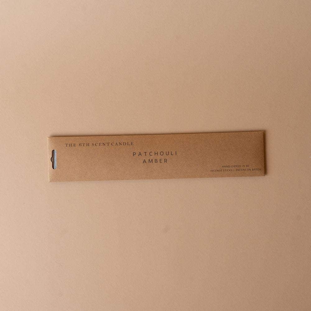 Patchouli Amber Incense Set incense The 6th Scent Candle