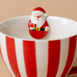 Striped Santa Mug