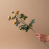 Faux Butter Ranunculus Spray