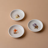 Pressed Floral Ceramic Dish