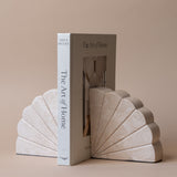 Fanned Marble Bookend Set