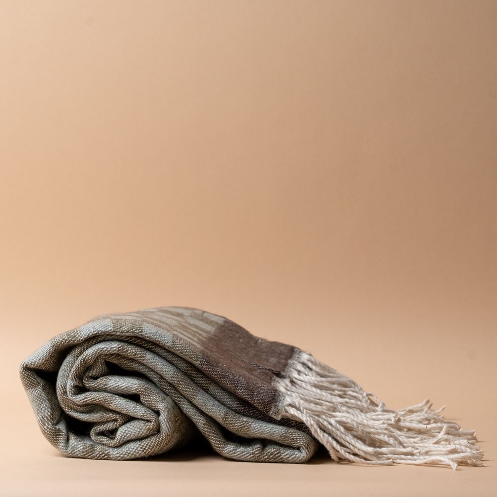 Check Pattern Throw Blanket blanket Indaba
