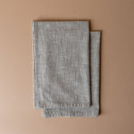 Ticking Stripe Tea Towel Set tea towel Indaba Charcoal