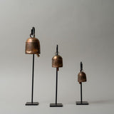 Antiqued Iron Bell on Stand