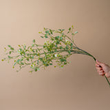 Faux Green Butterfly Eucalyptus faux stem Indaba