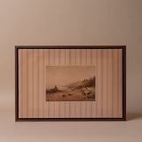 "Along the Headland Path" Framed Canvas ARTWORK - print Morel (Faire)