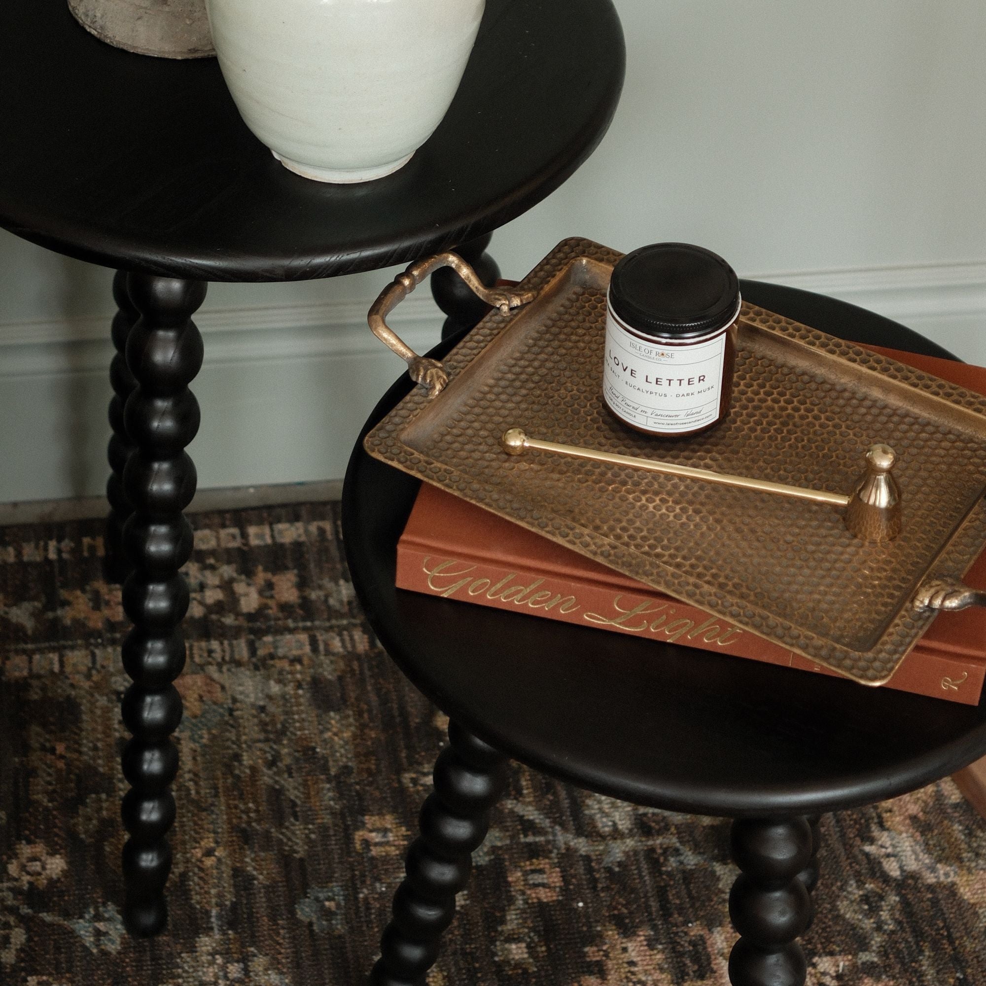 Hammered Metal Tray tray Silver Tree Home & Holiday (Faire)