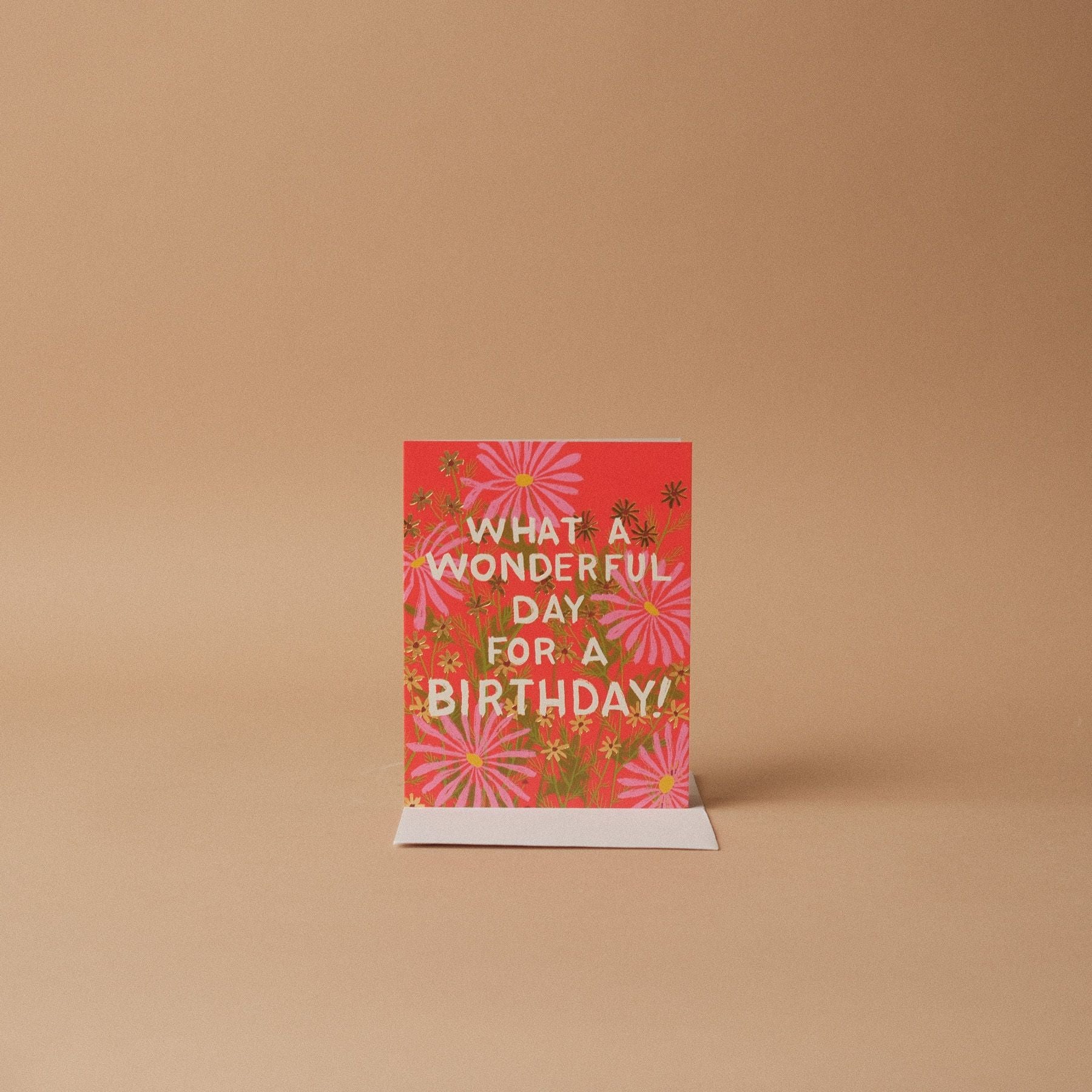 Wonderful Birthday Card greeting card Halfpenny Postage (Faire)