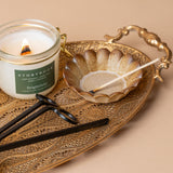 Oval Filigree Metal Tray