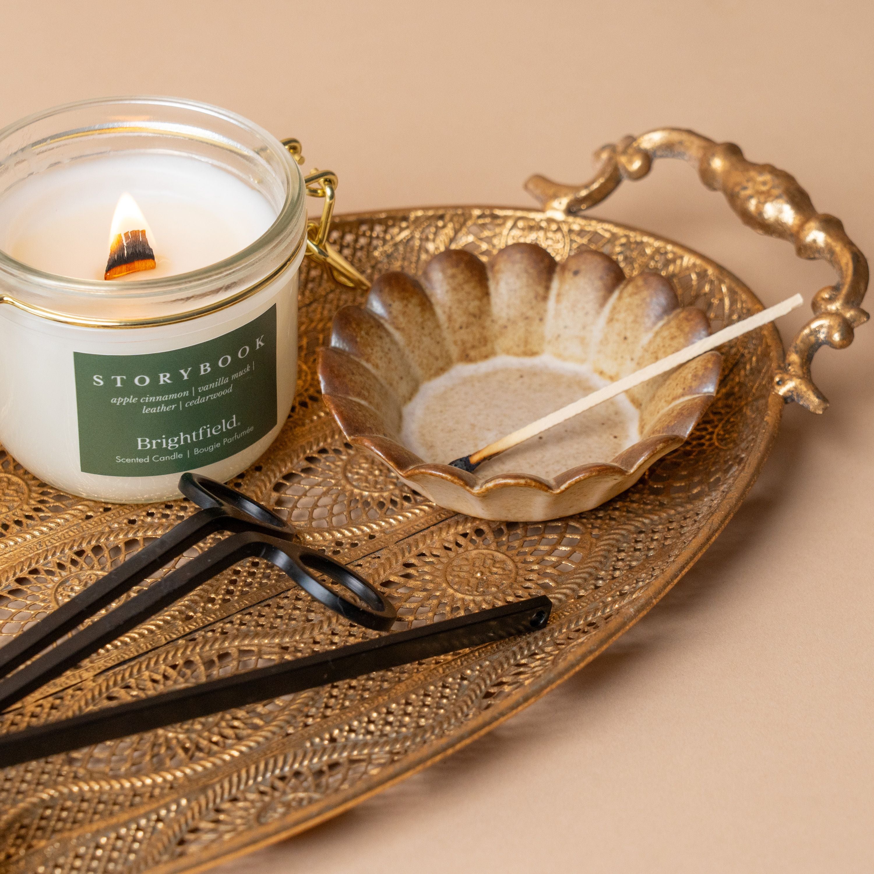 Oval Filigree Metal Tray tray Silver Tree Home & Holiday (Faire)