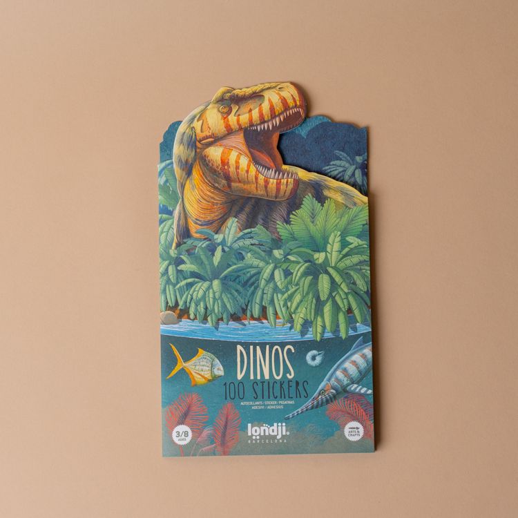 Dino Sticker Activity Set FINNBIRD - activity book FIRE THE IMAGINATION