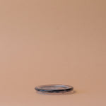 Glass Pillar Candle Plate candle holder Old Country Design (ShopZio) Charcoal