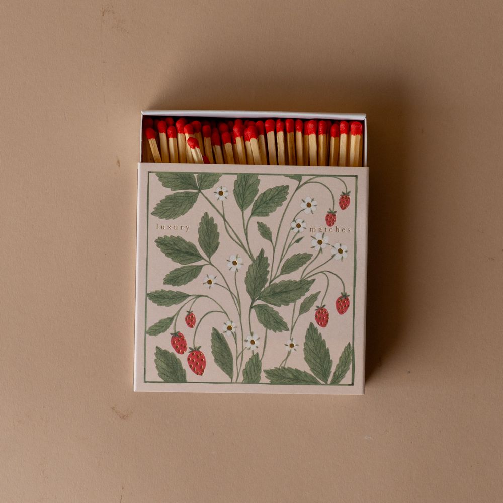 Decorative Safety Matches - Green matches Archivist Gallery (Faire) Strawberry Fields