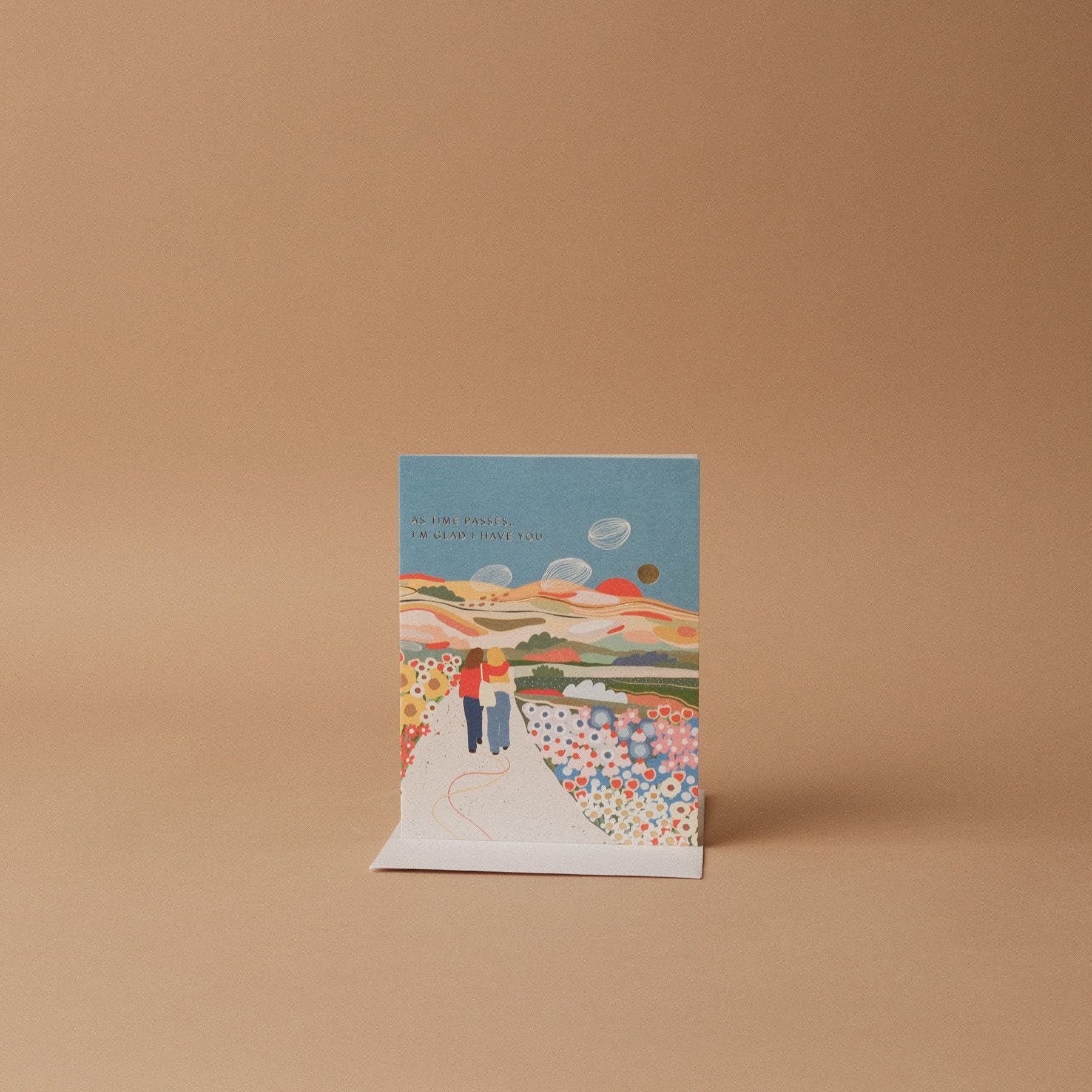Friendship Stroll Card greeting card Halfpenny Postage (Faire)