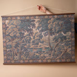"Verdure" Linen Print Tapestry