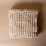 Double Gauze Latte Stitch Bed Blanket - Rug & Weave
