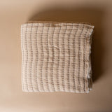 Double Gauze Latte Stitch Bed Blanket - Rug & Weave