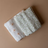 Cotton Swaddle Set FINNBIRD - swaddle Lulujo (Faire) Botanicals/Daisies