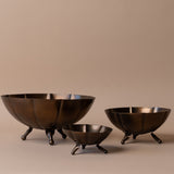 Brass Scallop Footed Bowl bowl Luxe B Co (Faire)