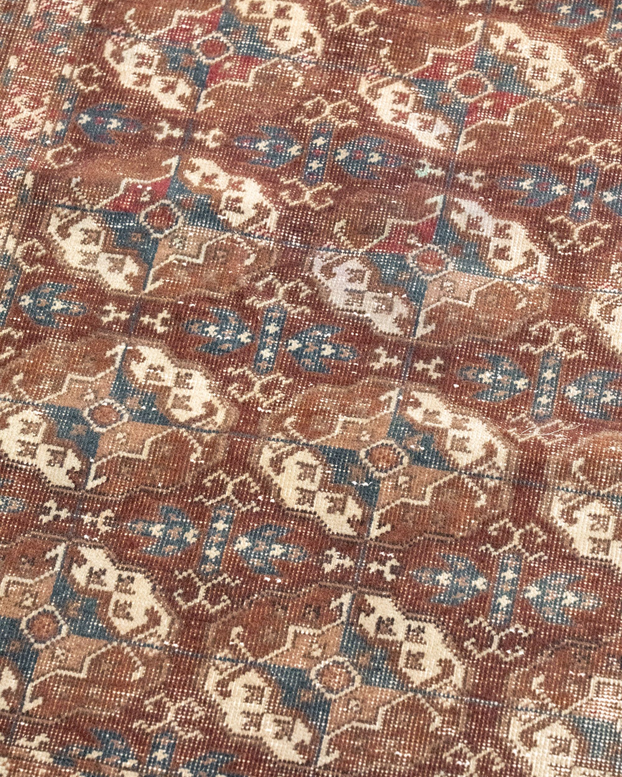 Vintage Turkish Oushak 9'4" x 7'2" VINTAGE - rug Rug & Weave Rugs
