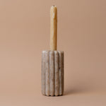 Fluted Marble Candle Holder – view 3