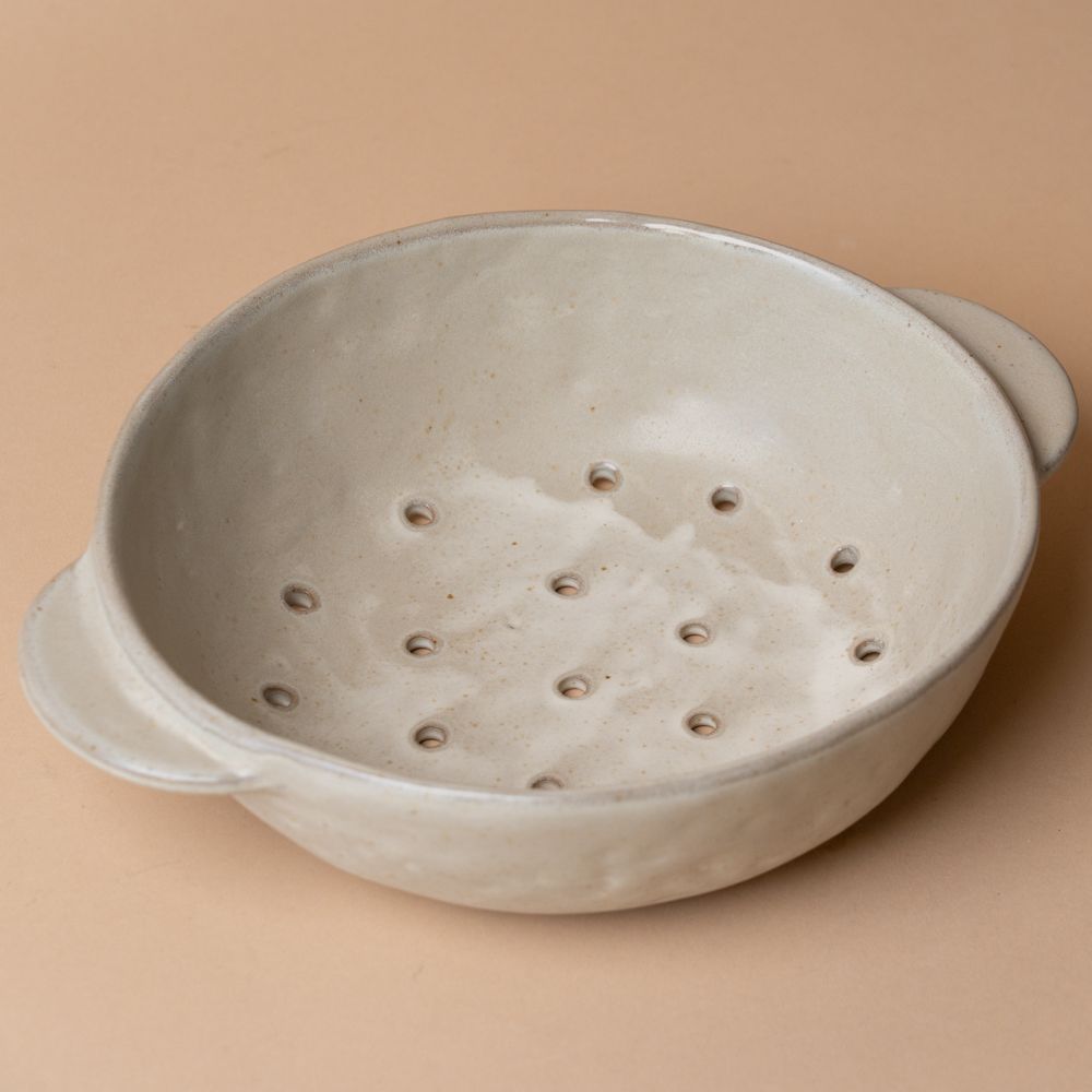 Stoneware Fruit Bowl bowl DANICA (Faire) Ivory