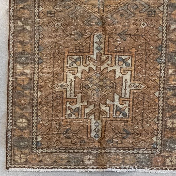 Vintage Heriz Rug 10'6" x 2'6" VINTAGE - rug Rug & Weave Rugs