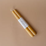 Classic Beeswax Taper Candles candle Mo&Co Home (Faire) Marigold