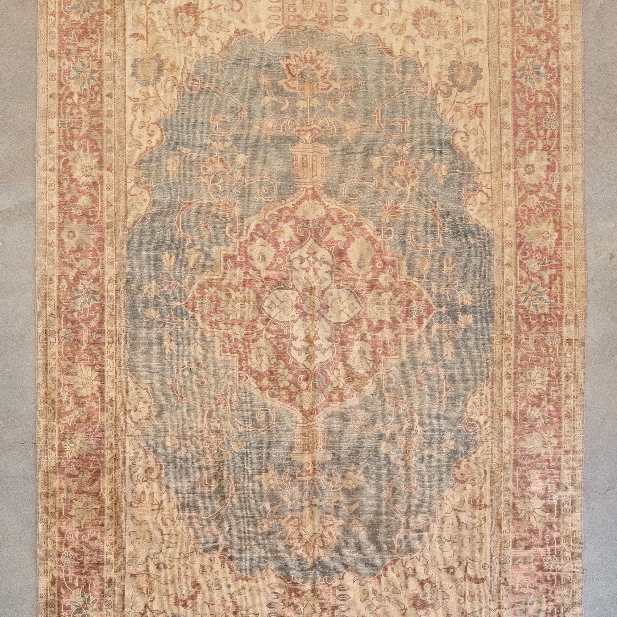 Vintage Turkish Oushak 10'2" x 6'7" VINTAGE - rug Rug & Weave Rugs